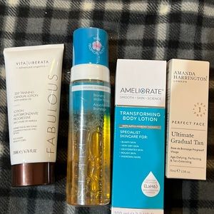 High end Body lotion and tanning bundle